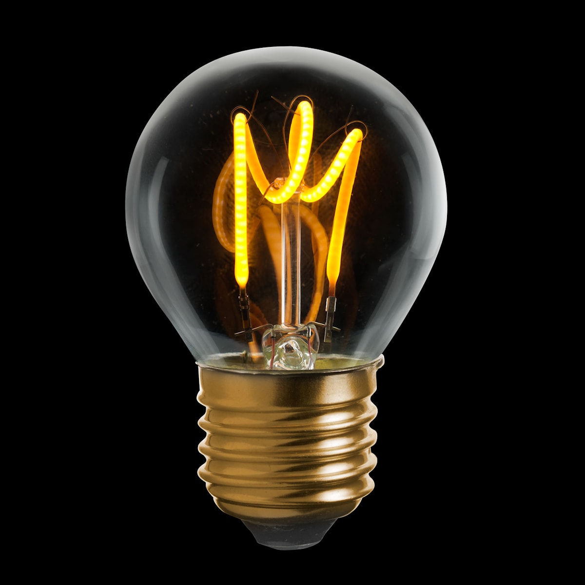 Uni-flex klar litet klot 3W 150lm 2200K dimbar E27