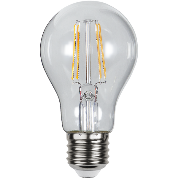 LED ljussensorlampa klar 4,7W 470lm 2700K E27