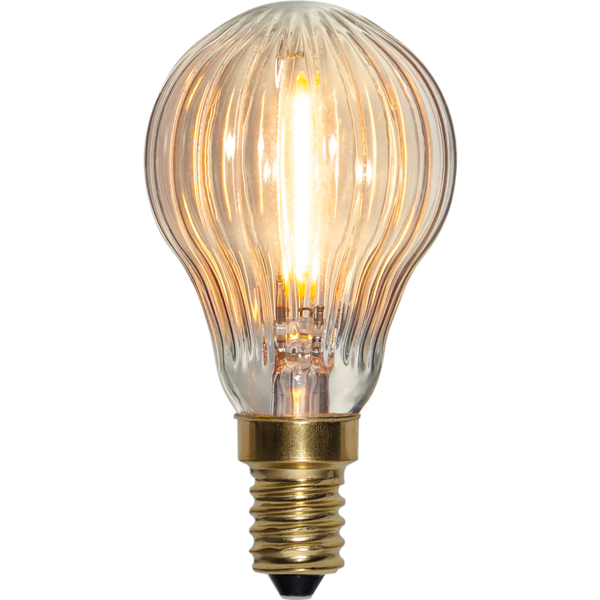 Decoration LED litet klot randig 0,8W 50lm 2200K dimbar E14