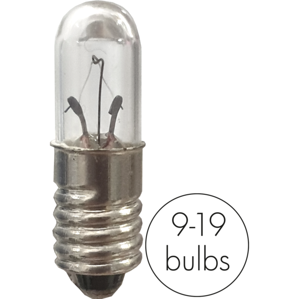 Microlampa 5-pack 12V 0,8W klar E5