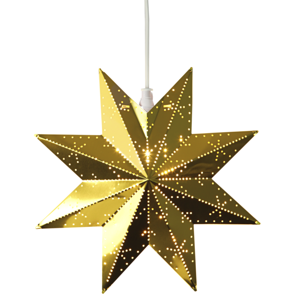 Metallstjärna Classic mässing 28cm
