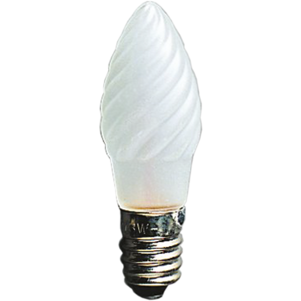 Reservlampa 12V 3W frostad vriden E10