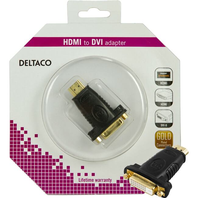 HDMI hane till DVI-D hona adapter