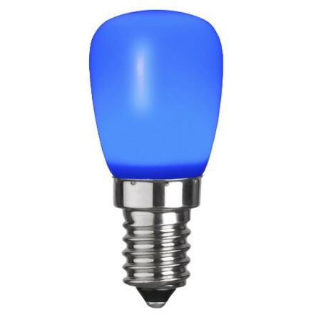 Decoration LED päronlampa 0,8W 4lm blå E14