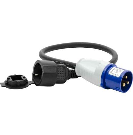 Adapter frn CEE 216-6 till schuko med 50cm kabel