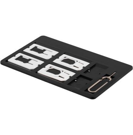 STREETZ SIM-kortsadapter kit för standard/micro/nano-sim, svart