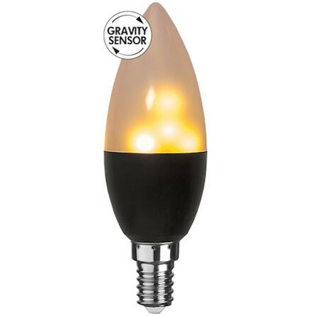 LED-lampa Flamelight 1,2W 18lm 1800K E14
