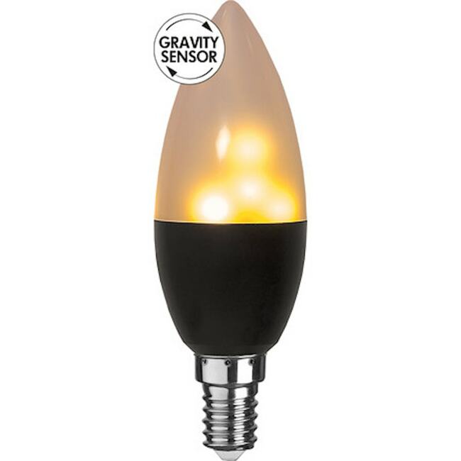 LED-lampa Flamelight 1,2W 18lm 1800K E14