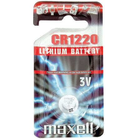 Knappcellsbatteri CR1220 3V Lithium 1-pack