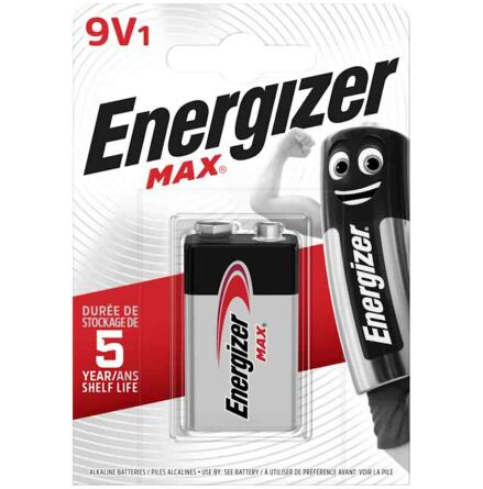 Batteri 9V 6LR61 Energizer Max