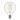 Unison LED stor glob G95 7W 50-720lm 2200K 3-steg minne E27