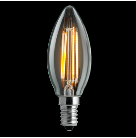 Unison LED kronljus 5W 30-420lm 2200K 3-steg dimbar E14