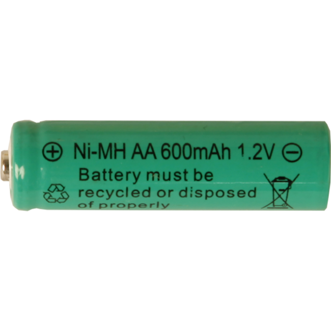 Laddbart batteri 2-pack AA 1,2V 600mAh Ni-MH