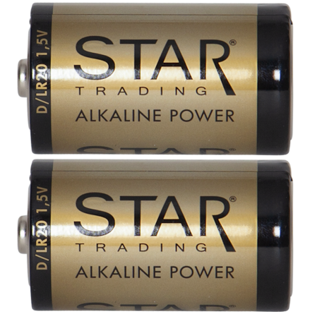 Batteri D 2-pack 1,5V Power Alkaline