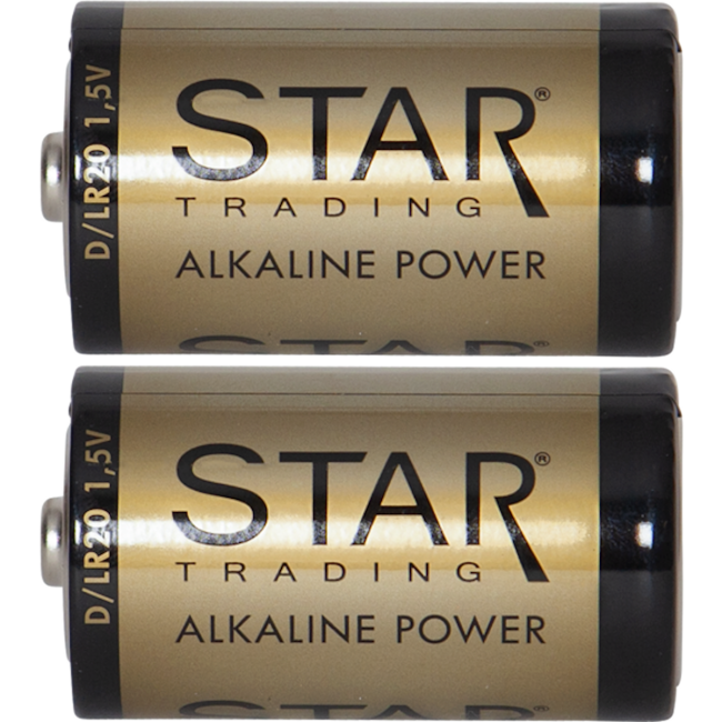 Batteri D 2-pack 1,5V Power Alkaline