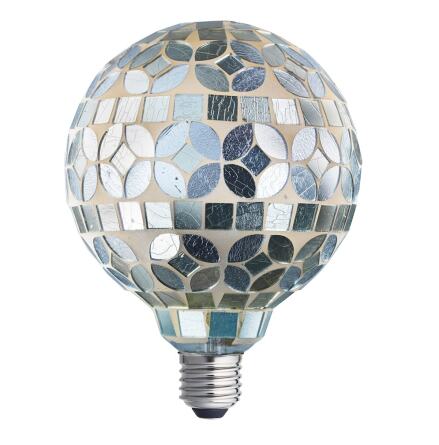 Unison LED stor glob mosaik dimbar G125 E27