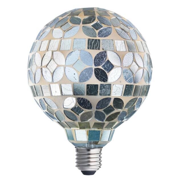 Unison LED stor glob mosaik dimbar G125 E27