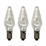 Lampa ljusstake LED klar 3-pack 0,2W E10