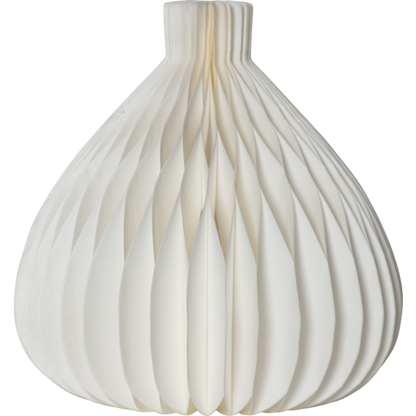 Hängande dekoration honeycomb vit 28cm hög