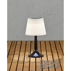 Konstsmide Assisi bordlampa solcell LED svart