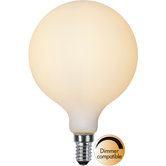 Decoration LED stor glob opal 1,5W 120lm 2600K dimbar E14
