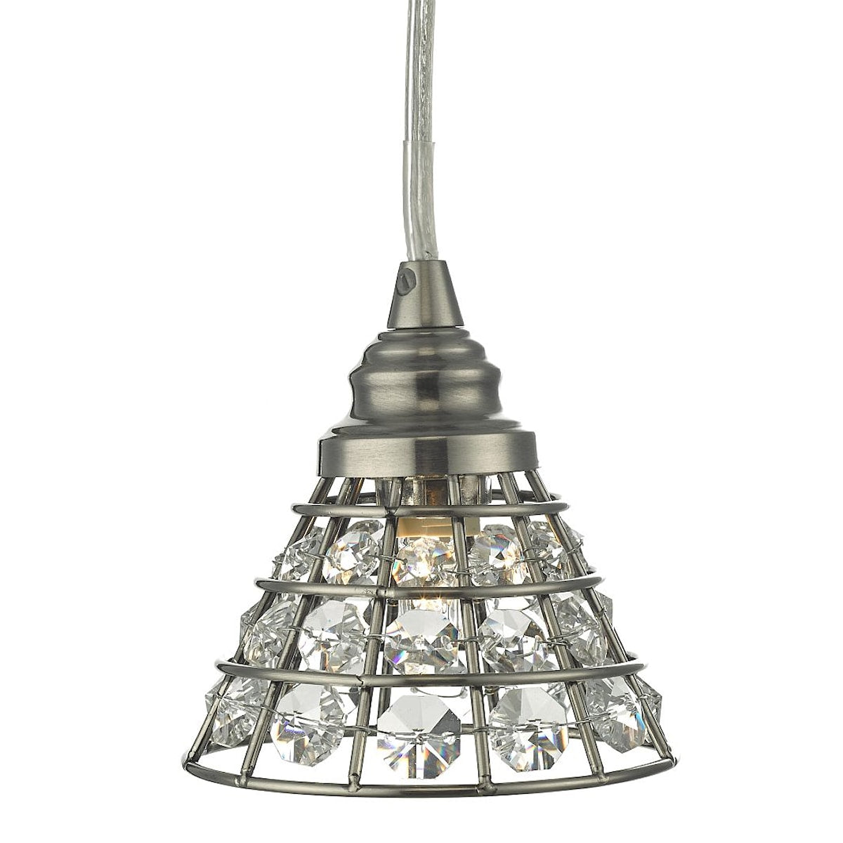 Oriva fönsterlampa kristall G9 11cm hög