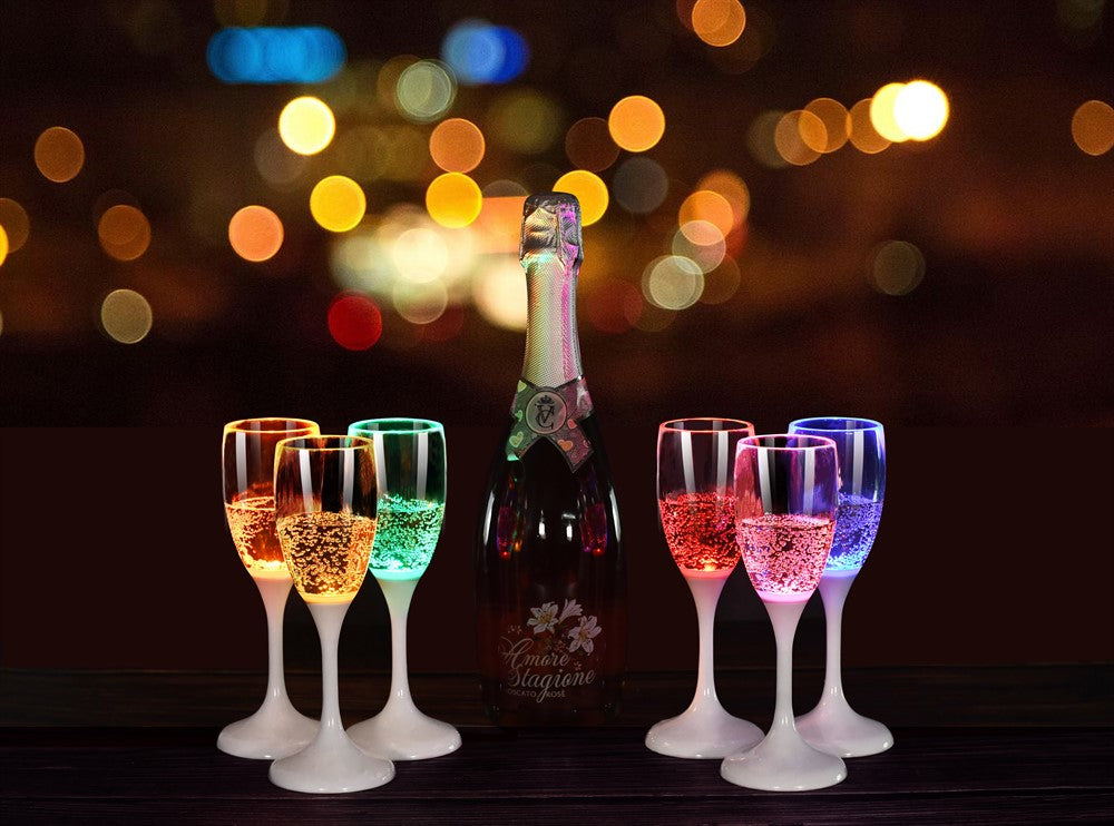 Champagneglas LED