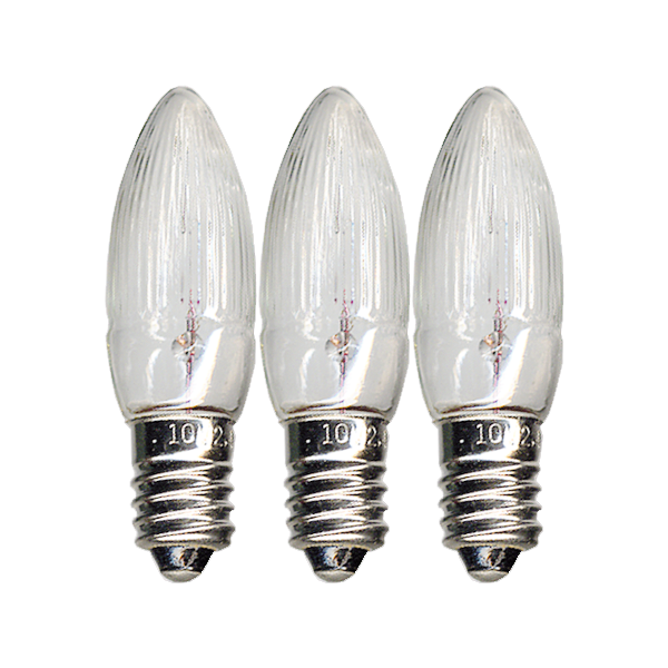 Topplampa 14V för 16 ljus 3-pack E10