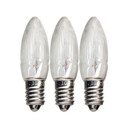 Topplampa 14V för 16 ljus 3-pack E10