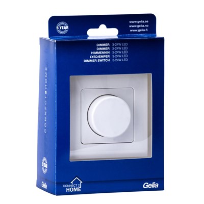 DIMMER TRYCK/TRAPP LED 3-24W INF VIT CONNECT 2 HOME