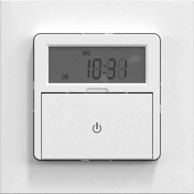 Timer digital infälld 8A vit Connect 2 Home