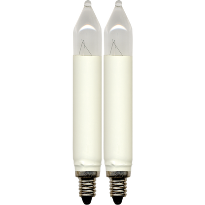 Skaftlampa 100mm 23V 3W 2-pack för 10 armar E10