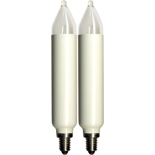 Skaftlampa 100mm bred 34V 3W 2-pack för 7 armar E10