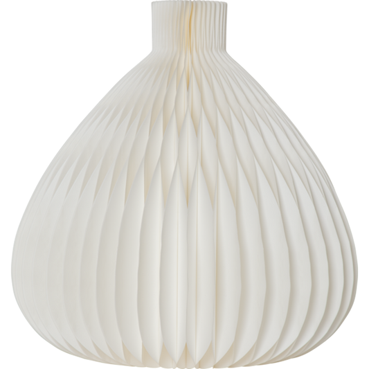 Hängande dekoration honeycomb vit 38cm hög