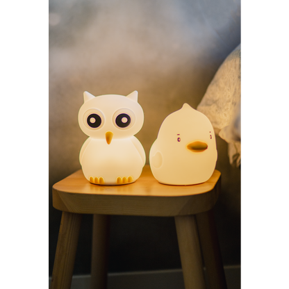 Nattlampa LED Functional Owl laddbar 15cm