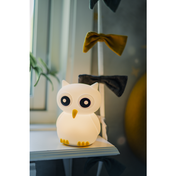 Nattlampa LED Functional Owl laddbar 15cm