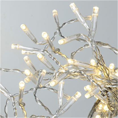 Ljusslinga Serie LED 40 ljus 4m transparent kabel IP44