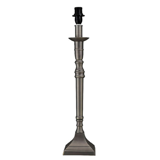 Oriva lampfot antik nickel 51cm E14