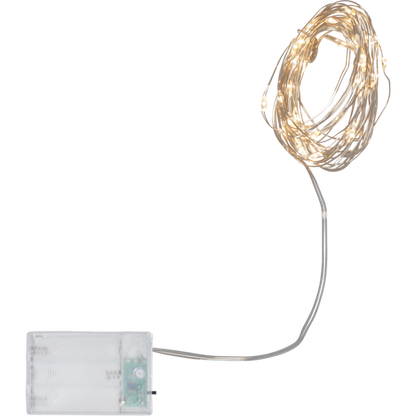 Ljusslinga Dew Drop 40 LED 4m batteridiven timer