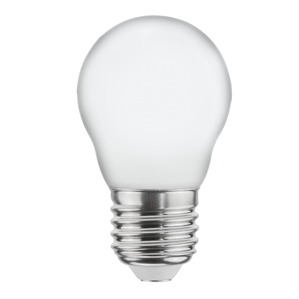 LED litet klot 4,5-0,3W 420-25lm 2200K 3-steg minne E27