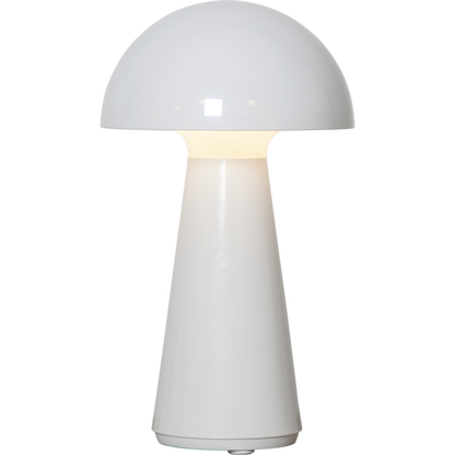 Bordlampa Mushroom laddbar 28cm hög