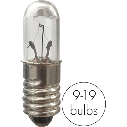 Microlampa 5-pack 12V 0,8W klar E5