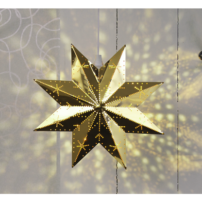 Metallstjärna Classic mässing 28cm