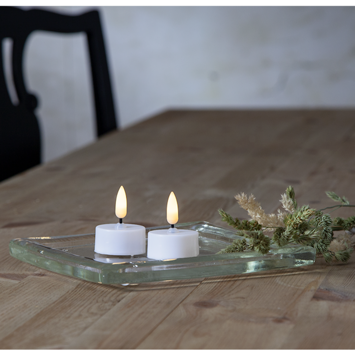 CDQ 24-pack Flamlu00f6sa Votivljus, Flamlu00f6sa Flimrande Elektriska Falska Ljus Batteridrivna Led Varmeljus I Varmvitt For Brollop Bord Festival C Effbca0f01054393