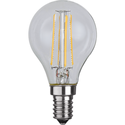 LED litet klot klar 4W 470lm 2700K E14