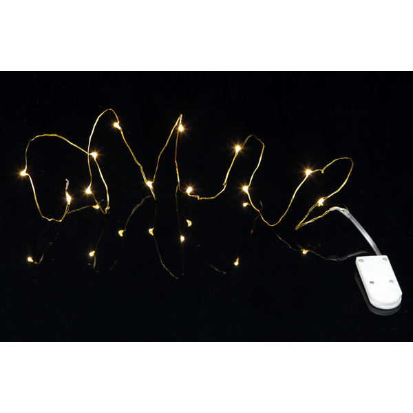 Batteridriven ljusslinga Dew Drop 12LED 110cm