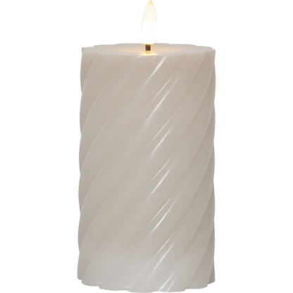 LED Blockljus Flamme Swirl