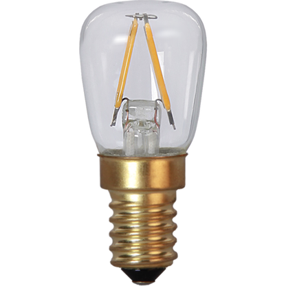 LED päronlampa 2-pack 1,3W 90lm 2100K E14