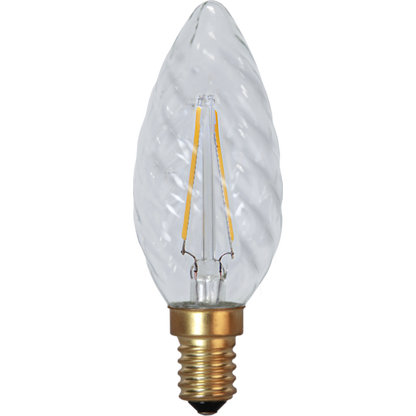 LED vridet kronljus 1,5W 120lm 2100K E14