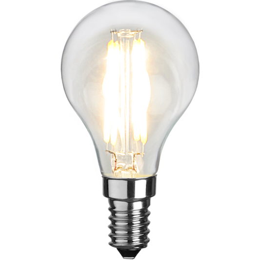 LED litet klot klar 12V 2,2W 250lm 2700K E14